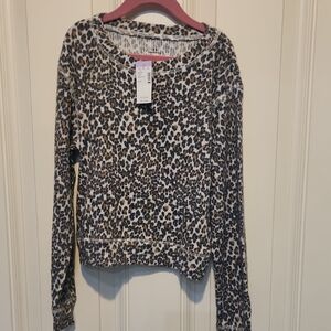 Leopard Print Kids Sweater